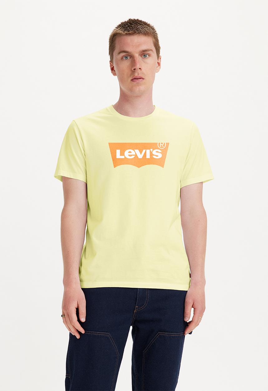 Levi’s® - Graphic crewneck tee za ssnl core bw lem - yellow
