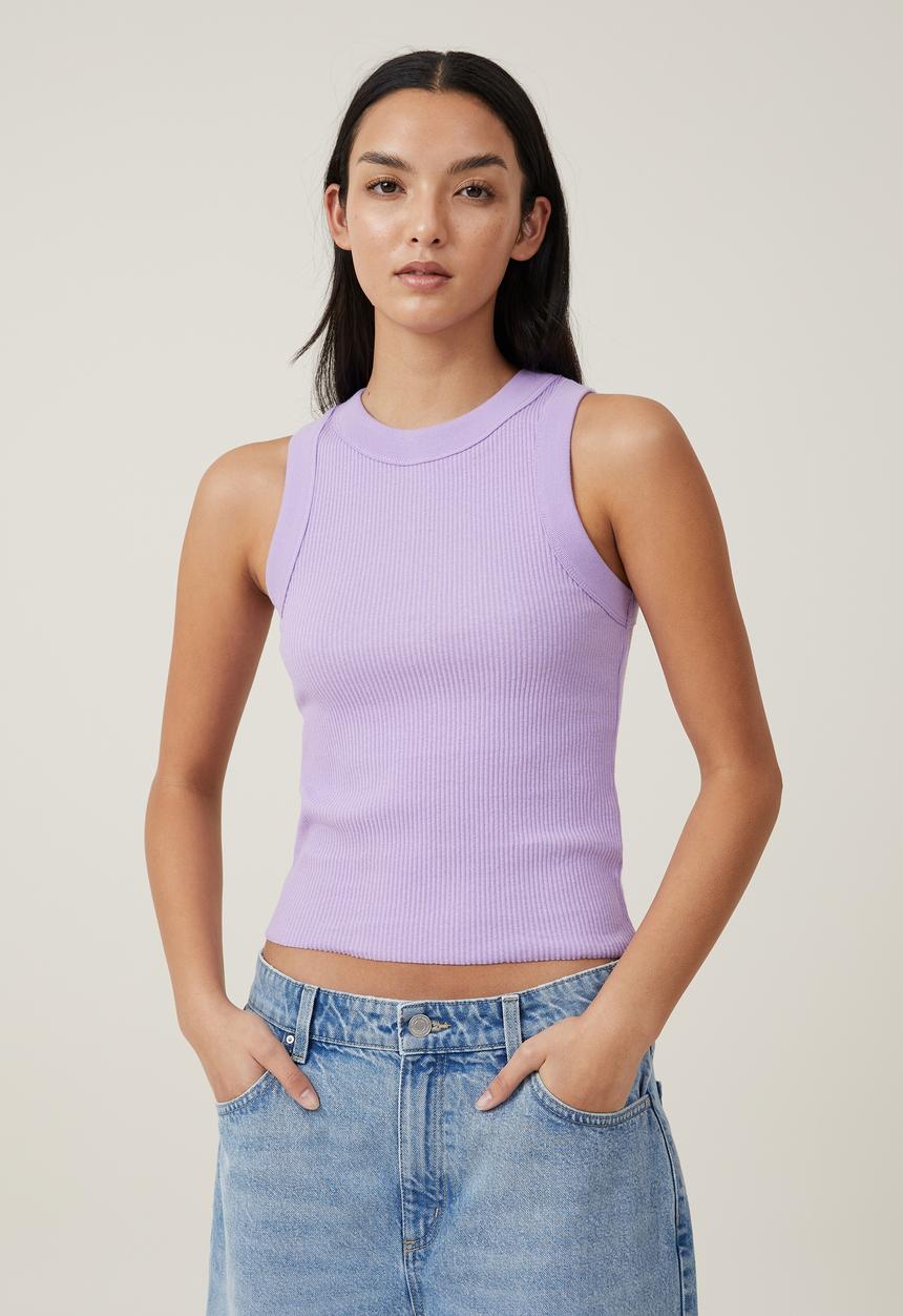 Cotton On - The 91 tank - lilac posie