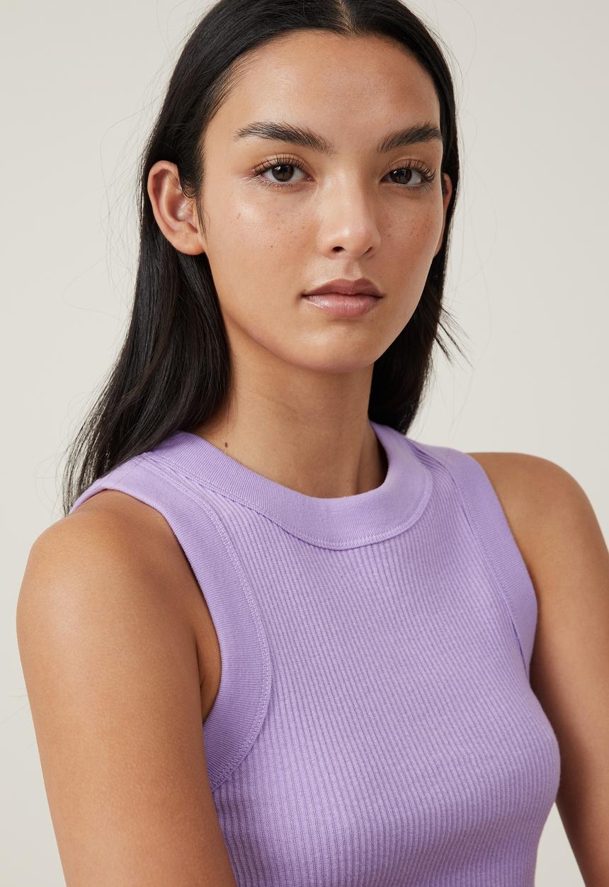 Cotton On - The 91 tank - lilac posie