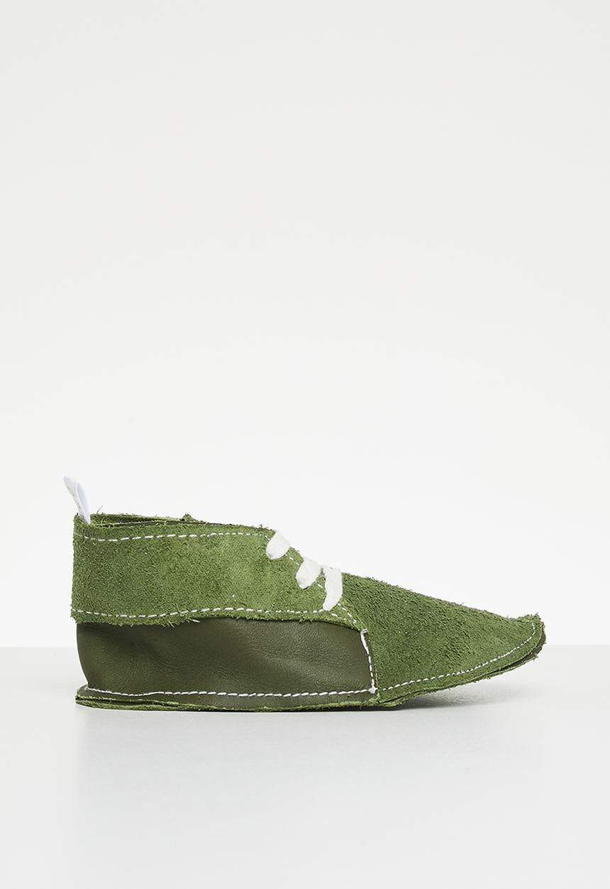 Pitta-Patta Shoes - David - olive green