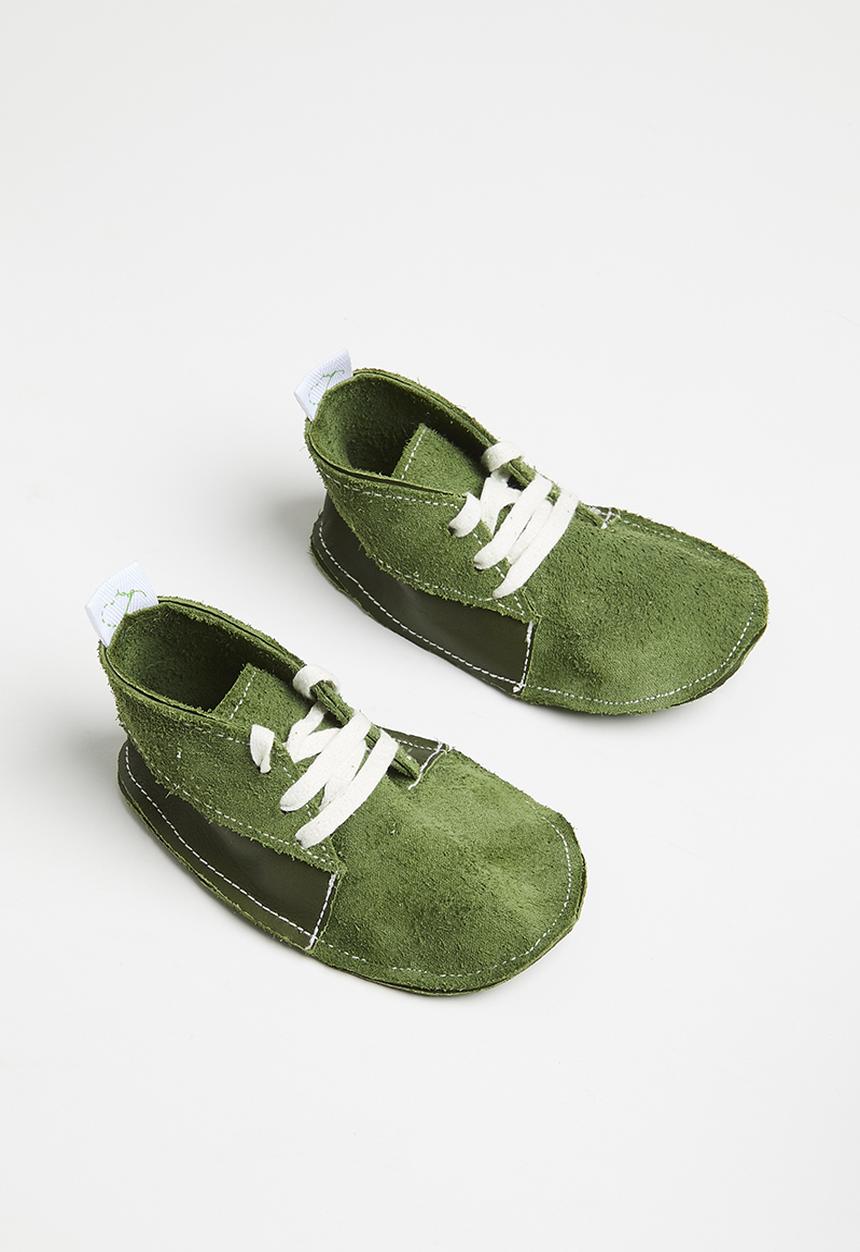 Pitta-Patta Shoes - David - olive green