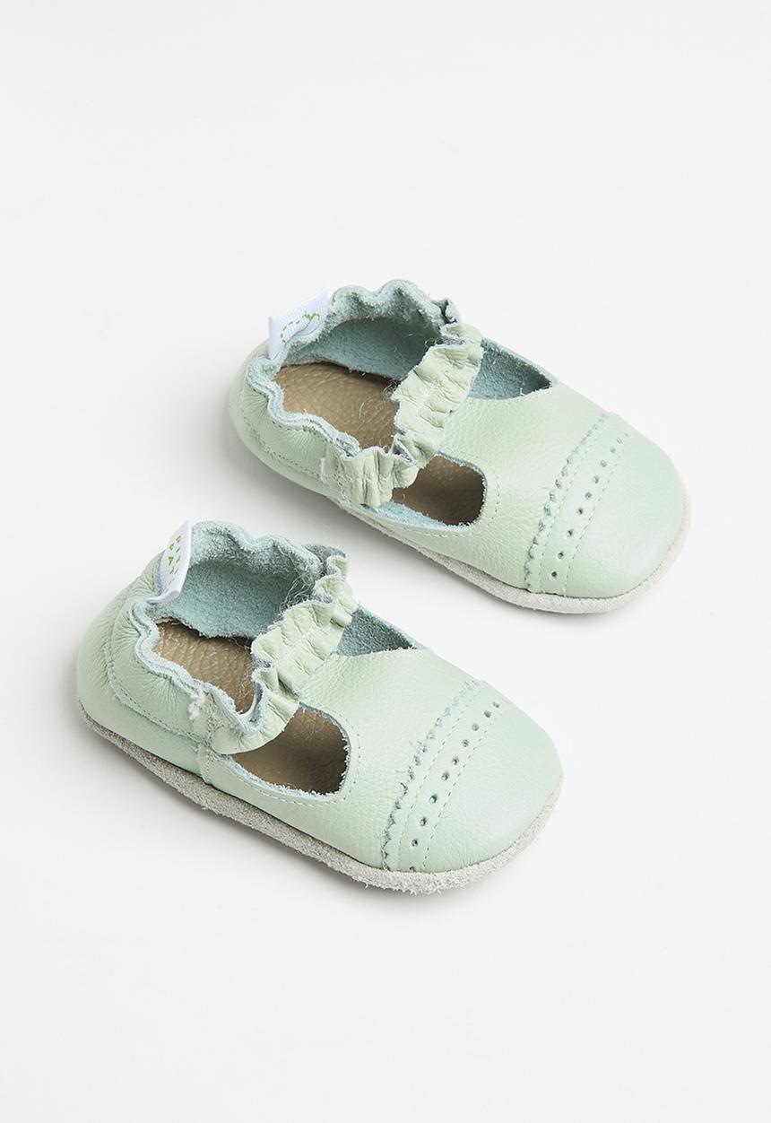 Pitta-Patta Shoes - T-bar - duck egg