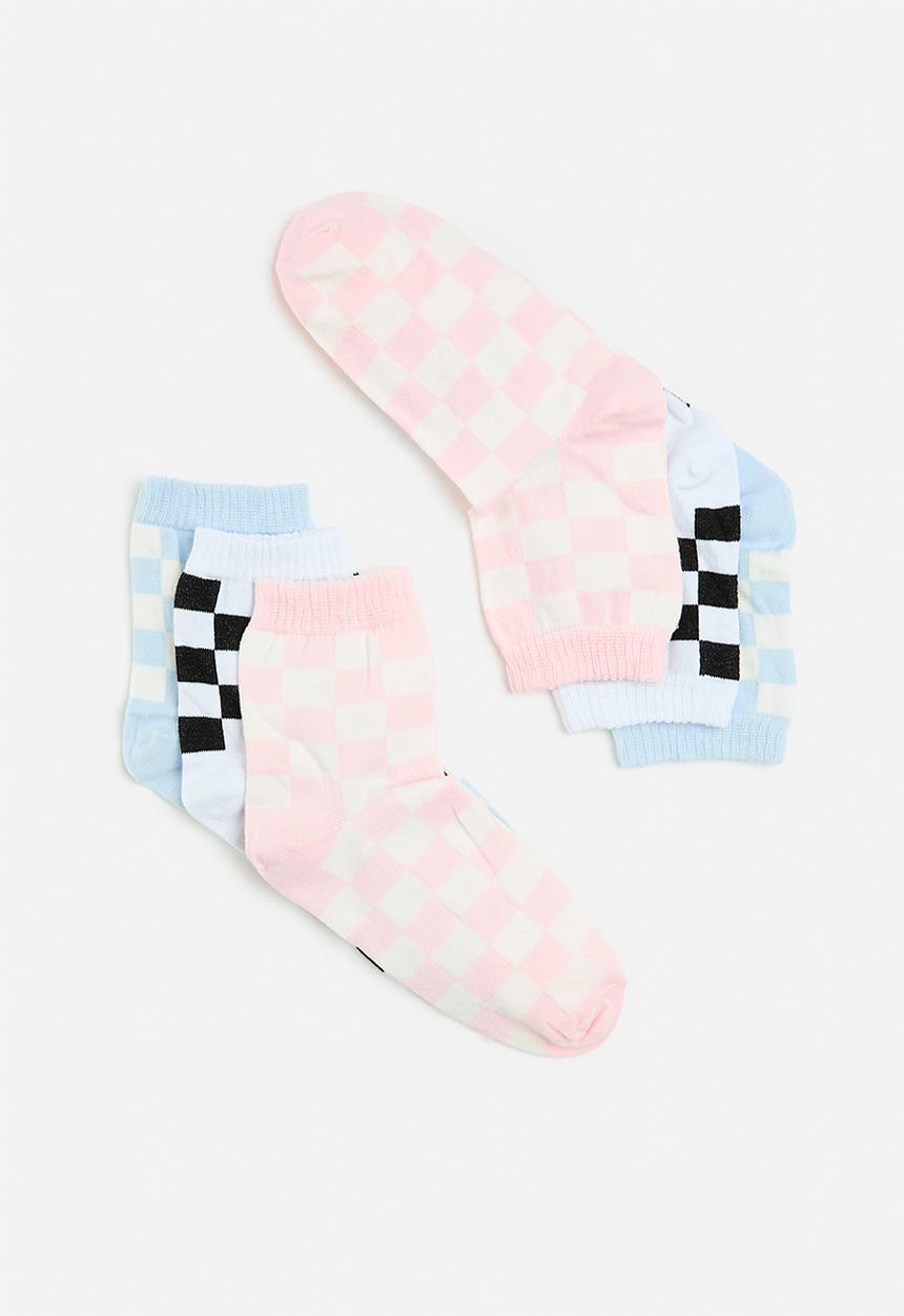 Trendyol - 3 Pack check socks - multi