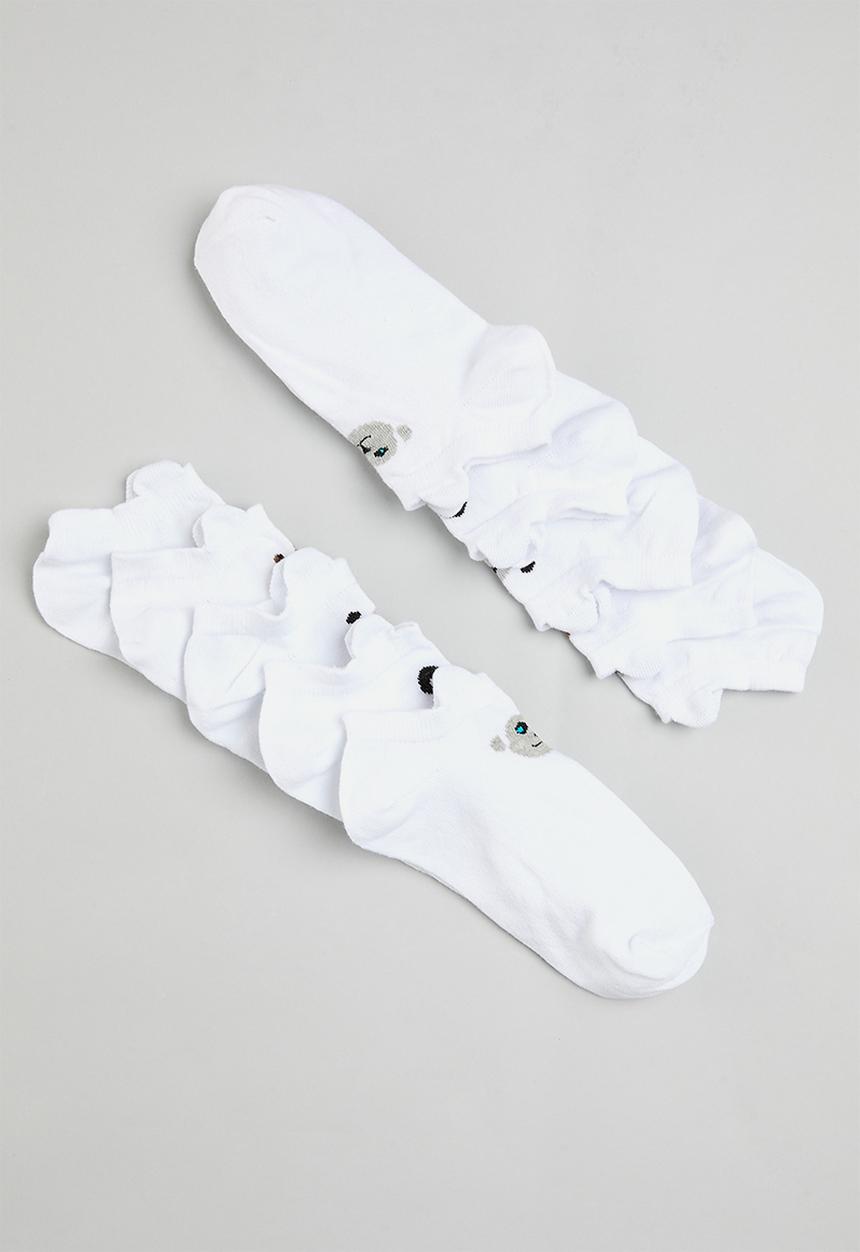 Trendyol - 5 Pack ankle socks - white