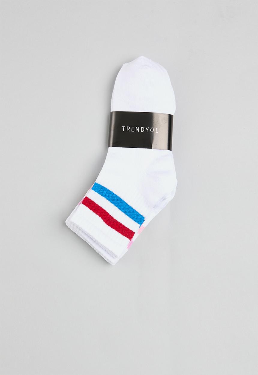 Trendyol - 3 Pack stripe ankle socks - multi