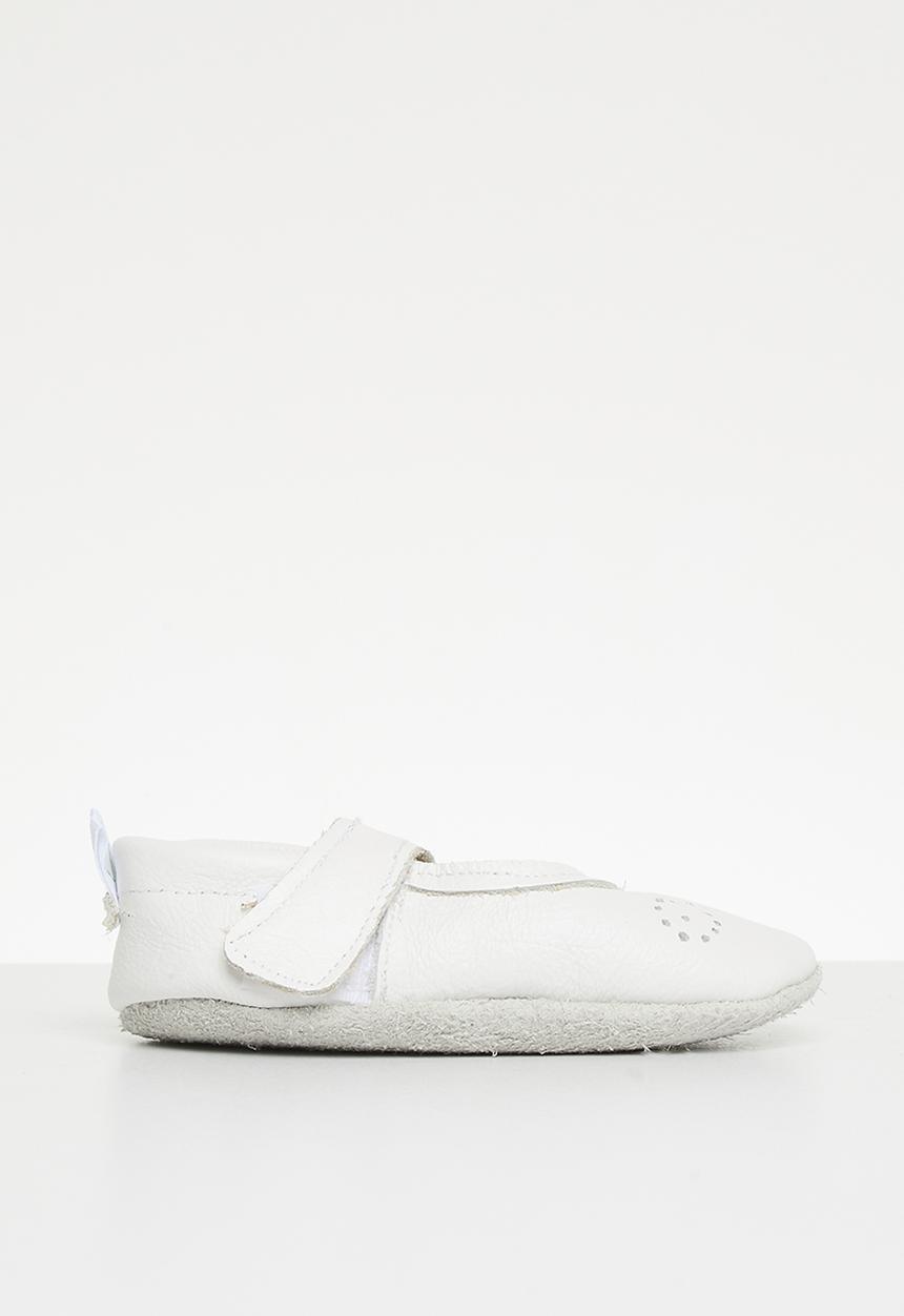 Pitta-Patta Shoes - Mary jane brogue - white