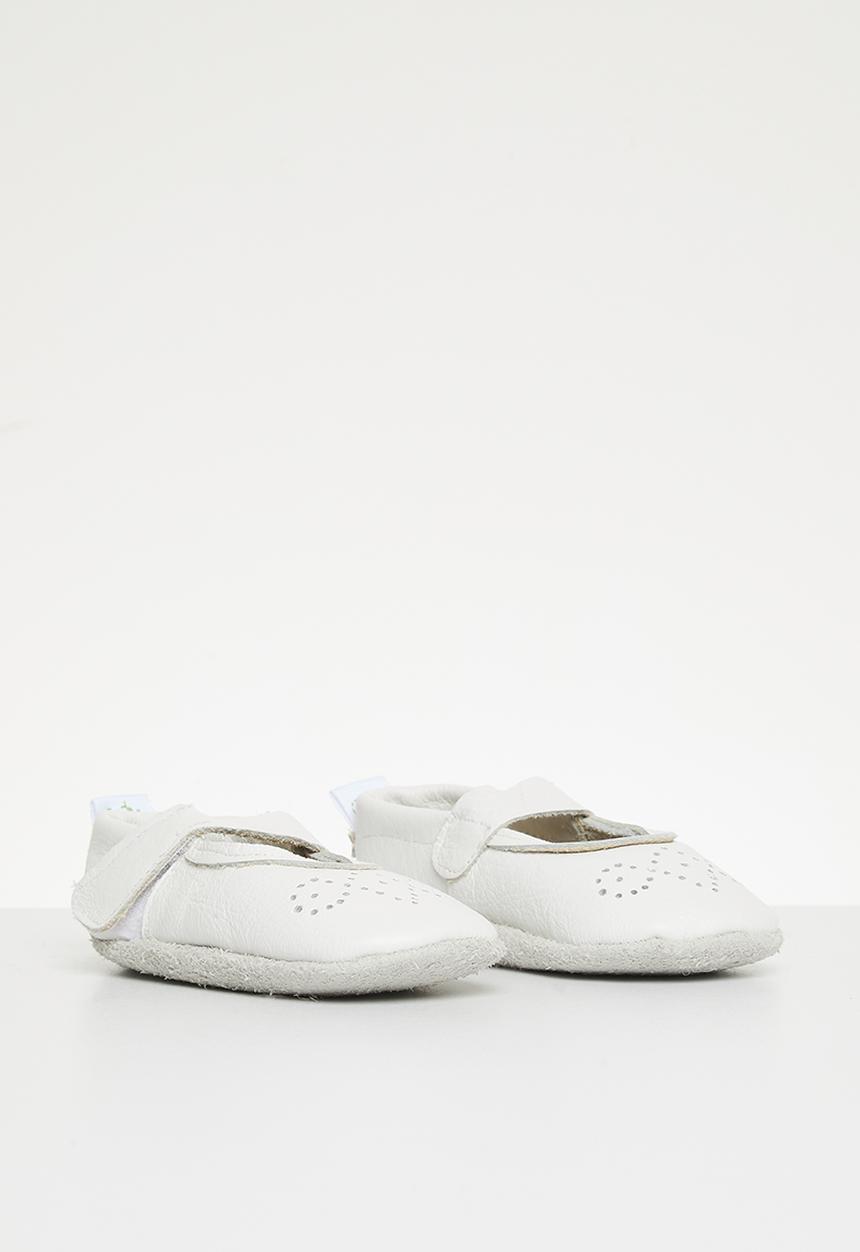Pitta-Patta Shoes - Mary jane brogue - white