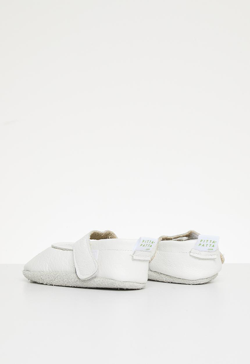 Pitta-Patta Shoes - Mary jane brogue - white
