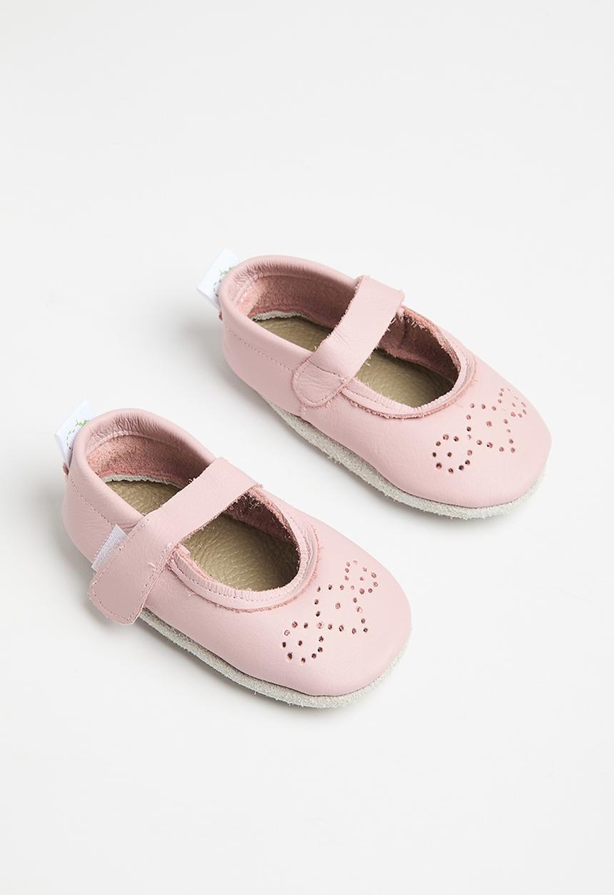 Pitta-Patta Shoes - Baby doll brogue - princess pink