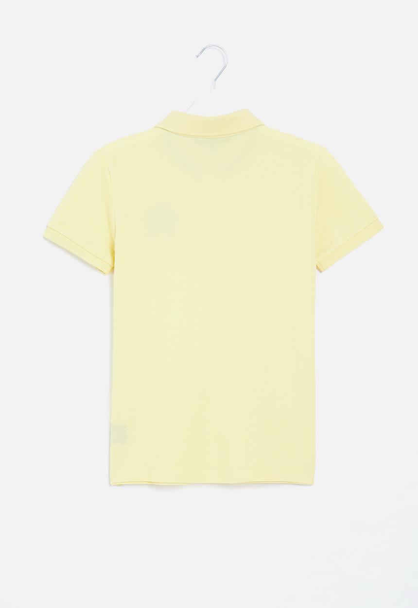 Aca Joe - Wreath embroidey tee - yellow