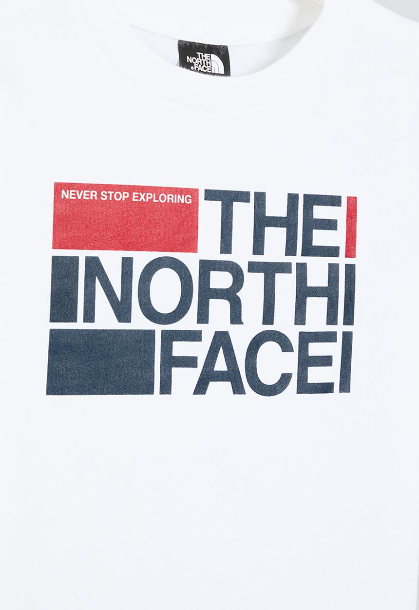 The North Face - Kids graphic short sleeve tee 1 - white