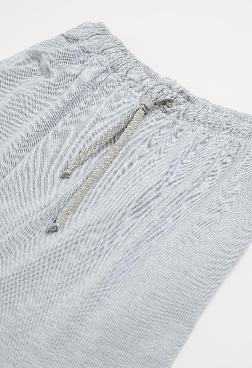 Rebel Republic - Pique t-shirt and short set - grey melange