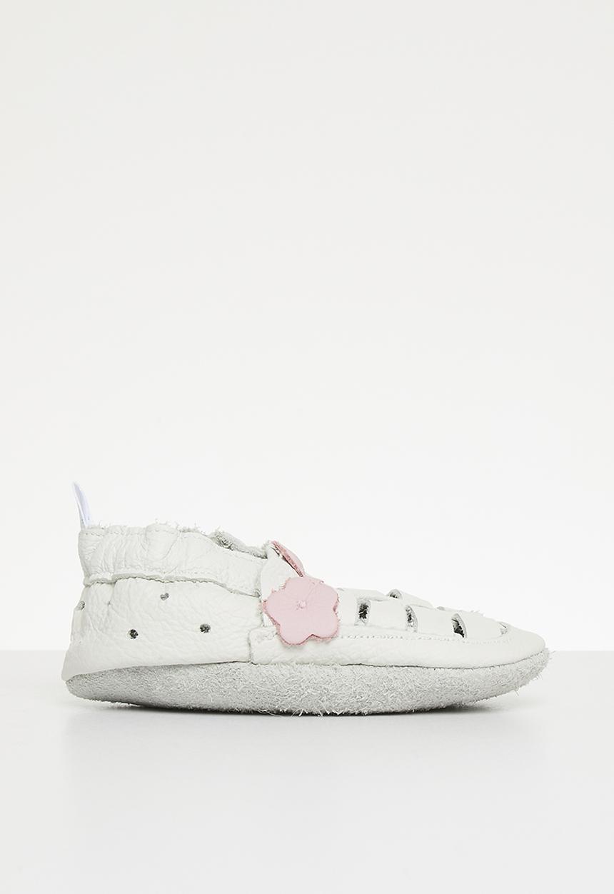 Pitta-Patta Shoes - Sandal flowers - ivory