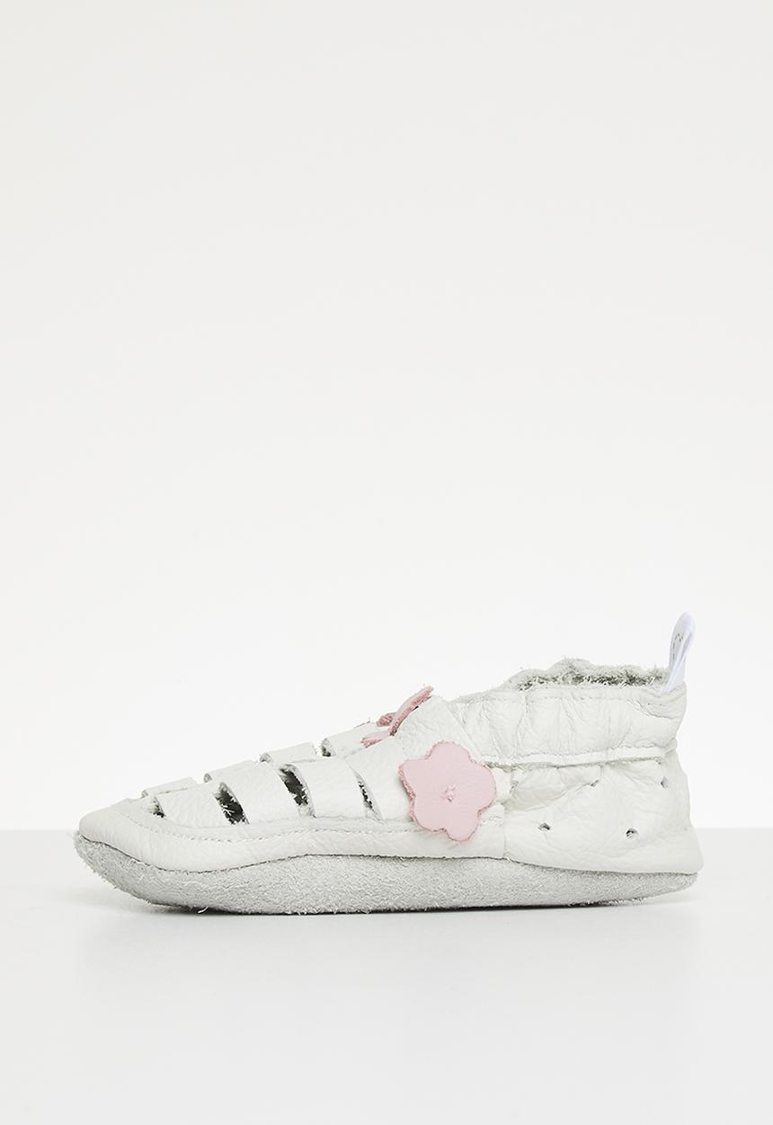 Pitta-Patta Shoes - Sandal flowers - ivory
