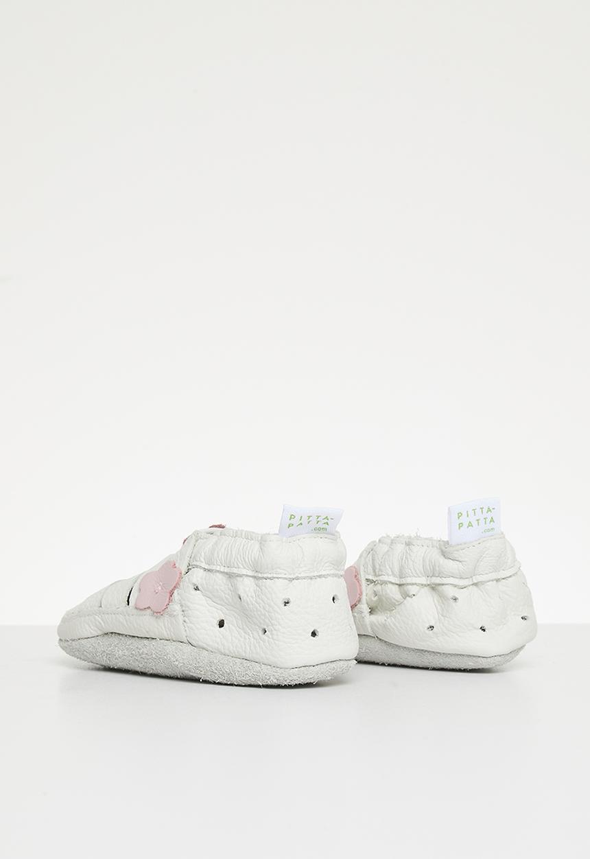 Pitta-Patta Shoes - Sandal flowers - ivory