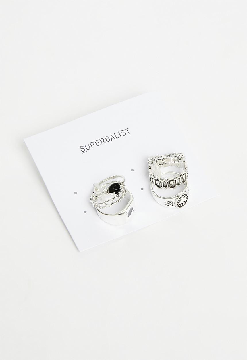 Superbalist - Ryan ring pack - silver