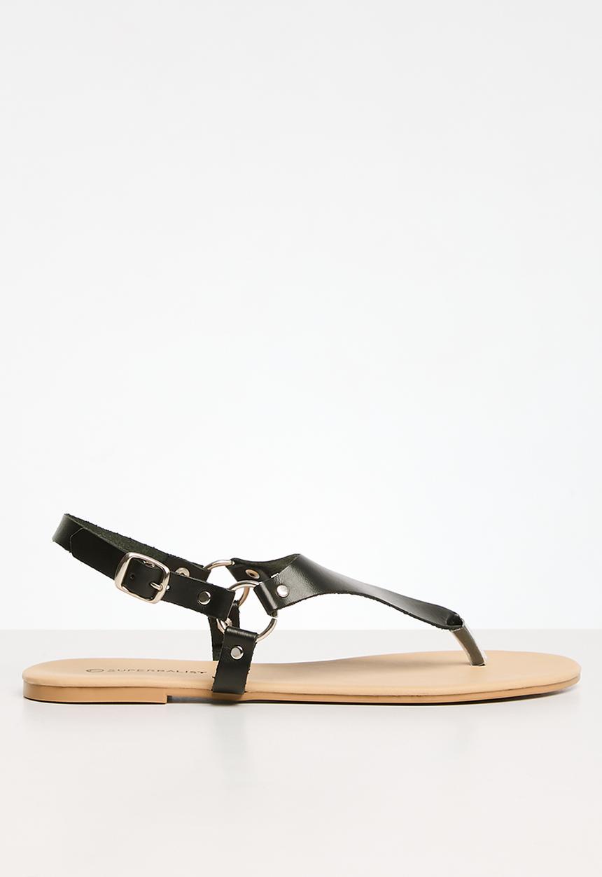 Superbalist - Jabari thong sandal - black