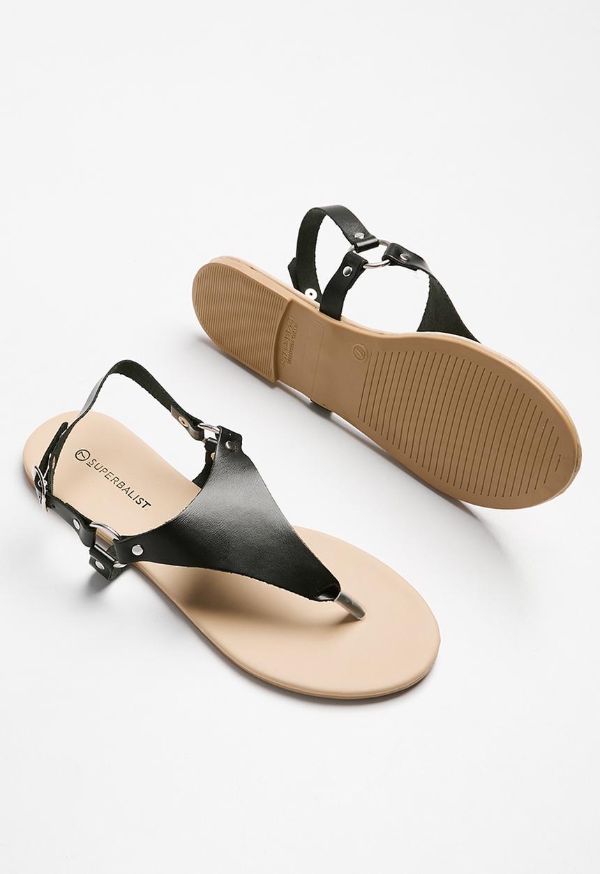 Superbalist - Jabari thong sandal - black
