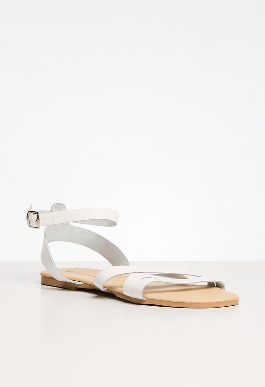 Superbalist - Lola anklestrap sandal - white