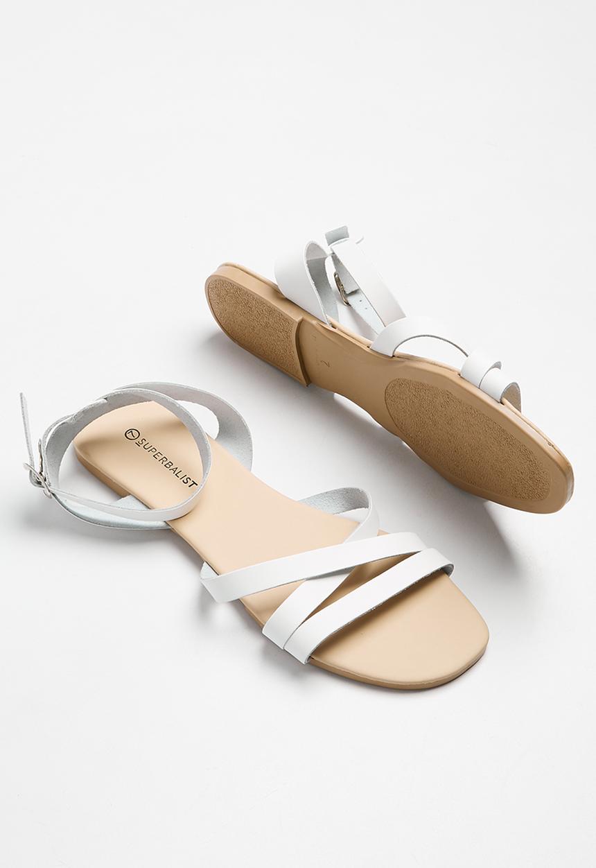 Superbalist - Lola anklestrap sandal - white