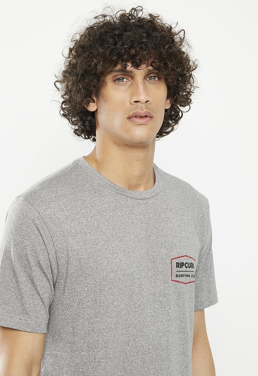 Rip Curl - Trademark tee - grey melange