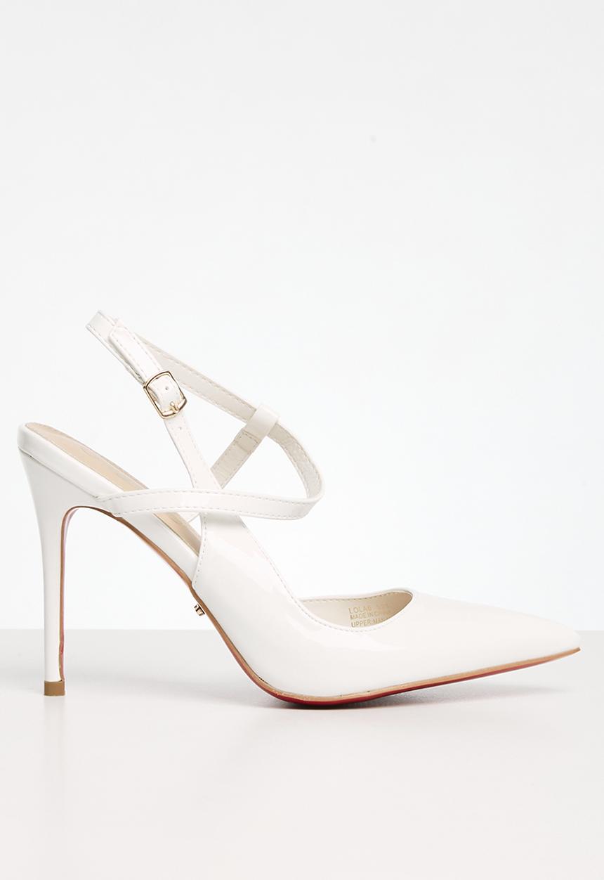 Miss Black - Lola 6 court heel - white