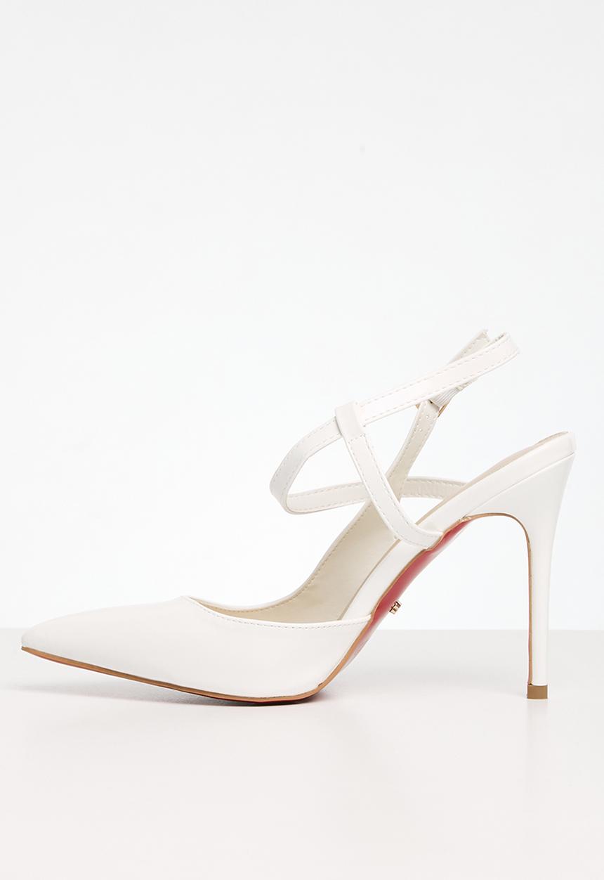 Miss Black - Lola 6 court heel - white