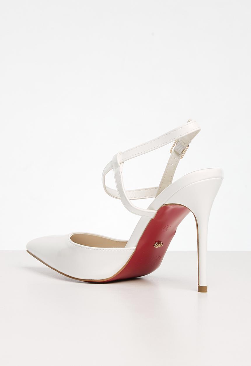 Miss Black - Lola 6 court heel - white