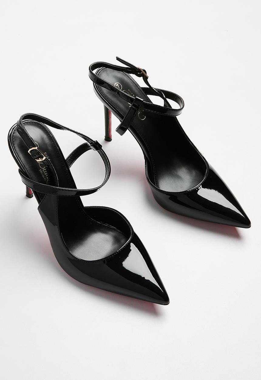 Miss Black - Lola 6 court heel - black