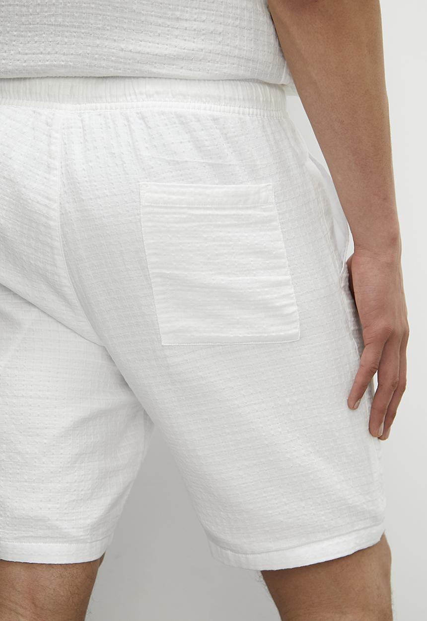 STYLE REPUBLIC - Sphe Fashion cheesecloth walk short - white