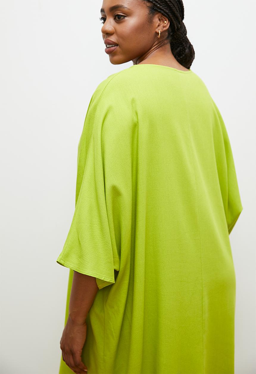 edit - Maxi kaftan dress - lime1
