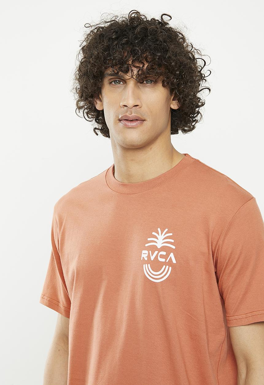 RVCA - Yucca short sleeve tee - burnt orange