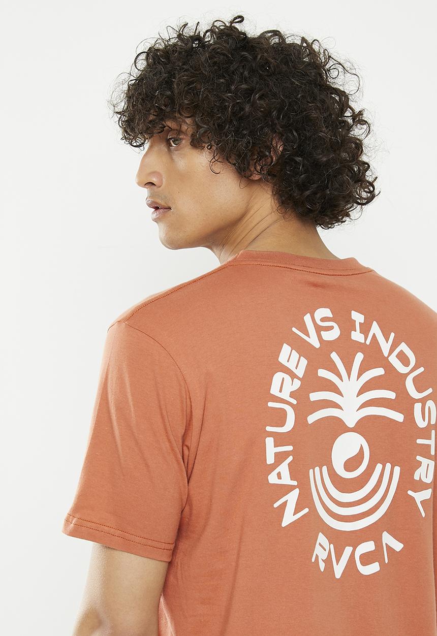 RVCA - Yucca short sleeve tee - burnt orange