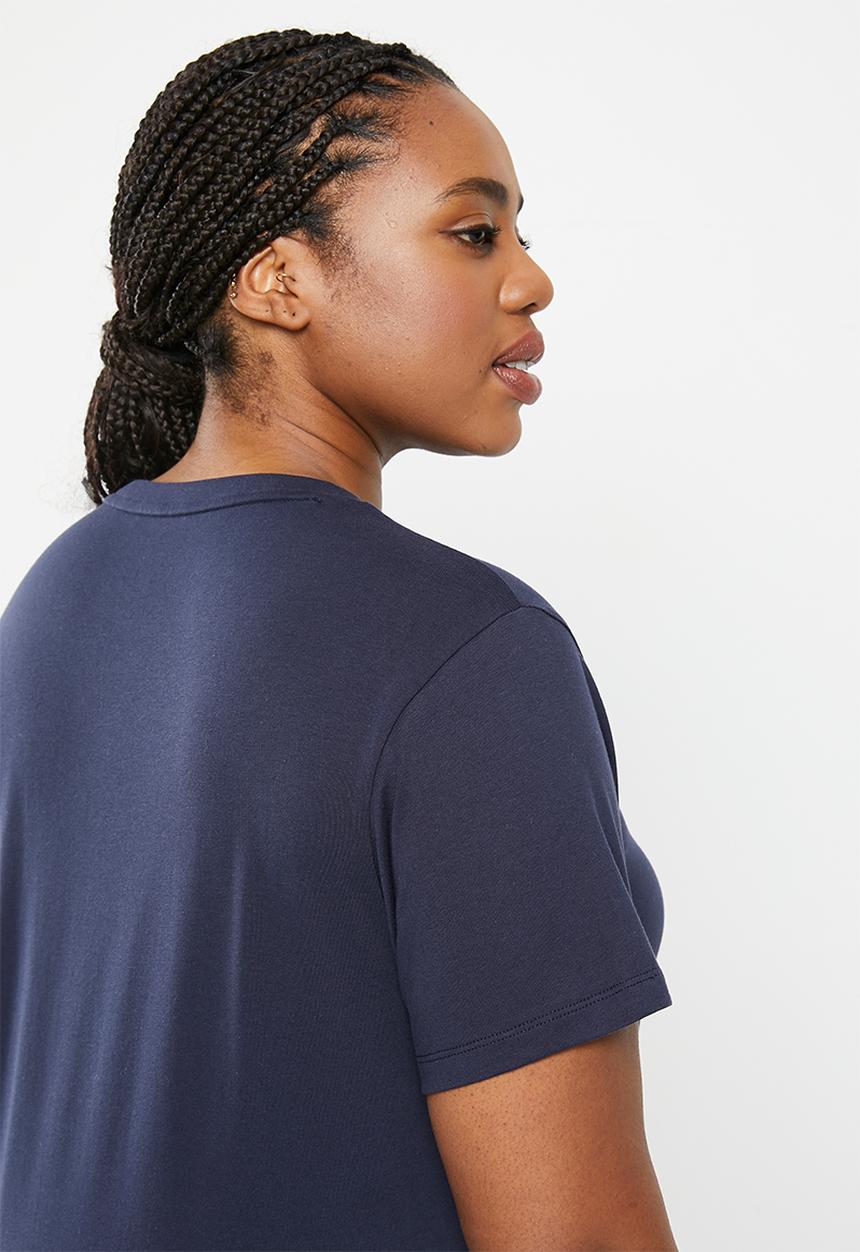 POLO - Plus kelly v-neck tee - navy