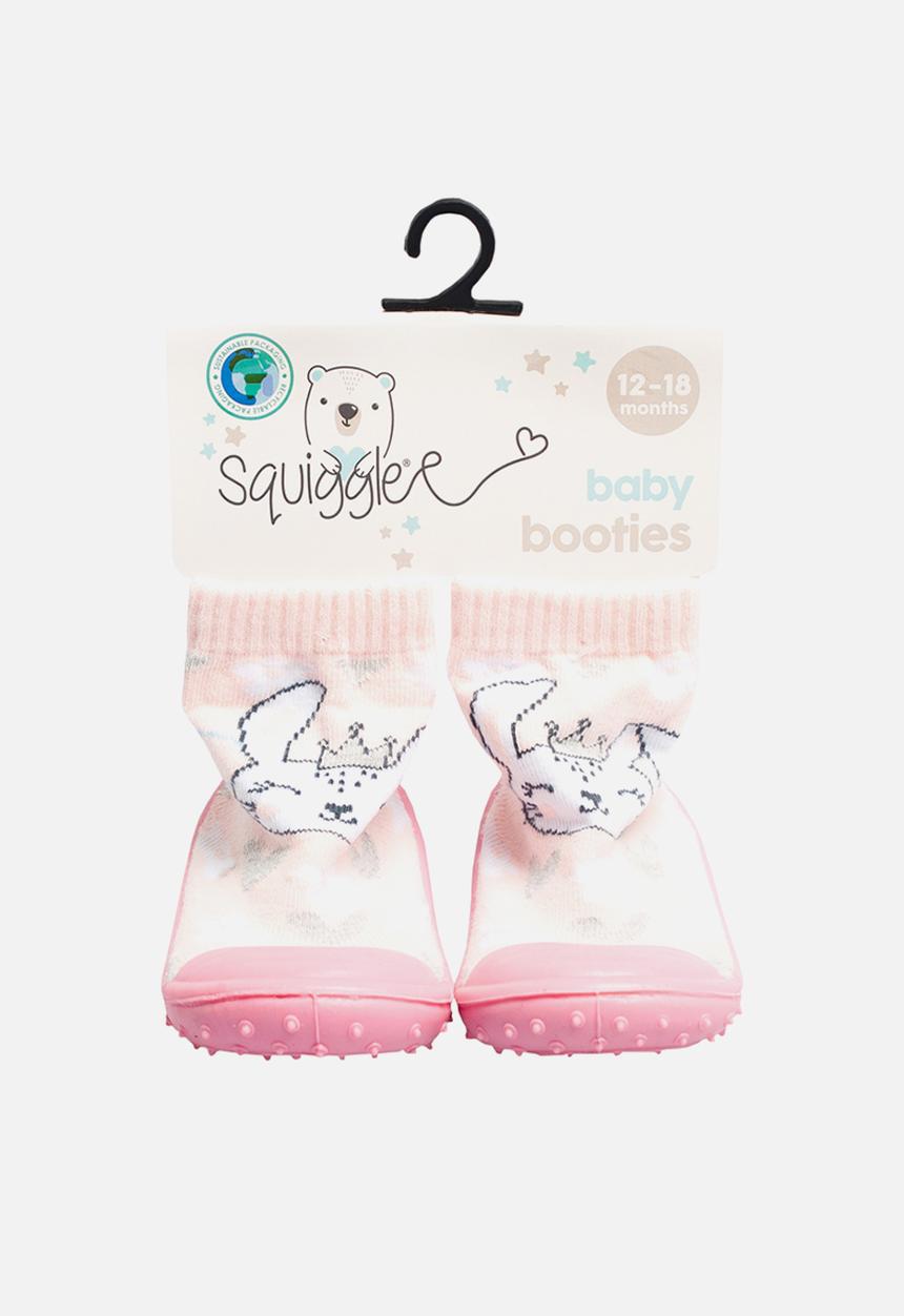 Character Group - Bunny fairy rubber booties - pink