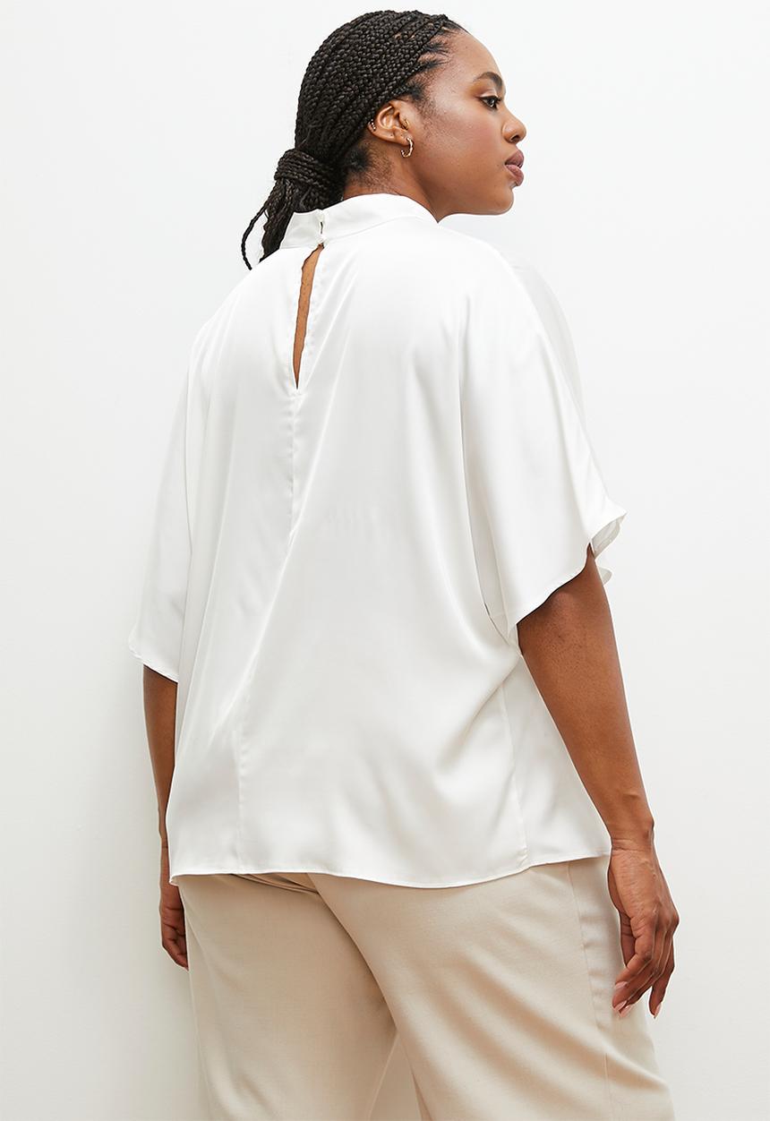 edit - Basic satin shell - ivory