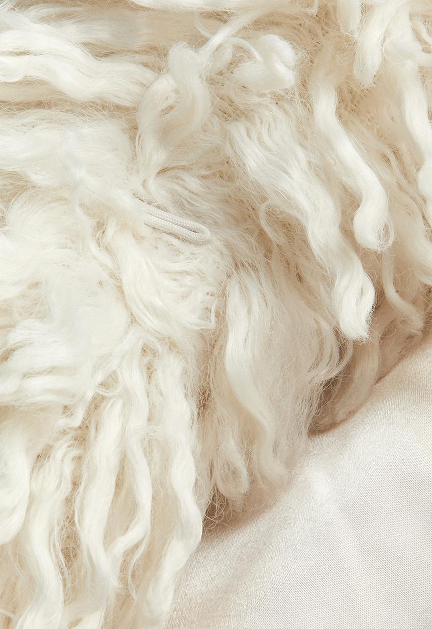 H&M - H&M Studio: Fuzzy jacket - cream