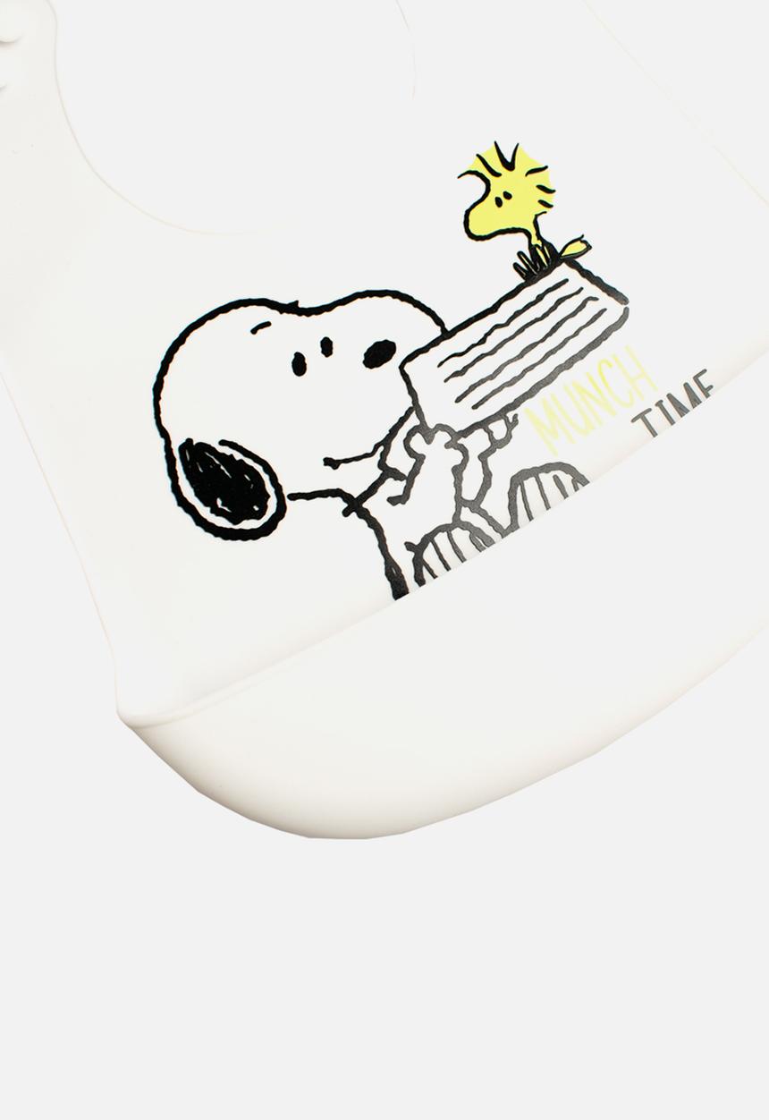 Character Group - Snoopy silicone bibs - white