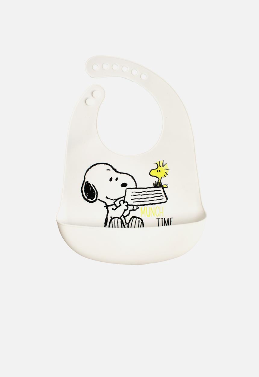 Character Group - Snoopy silicone bibs - white