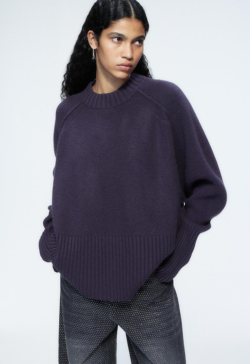 H&M - H&M Studio: Cashmere jumper - dark mauve