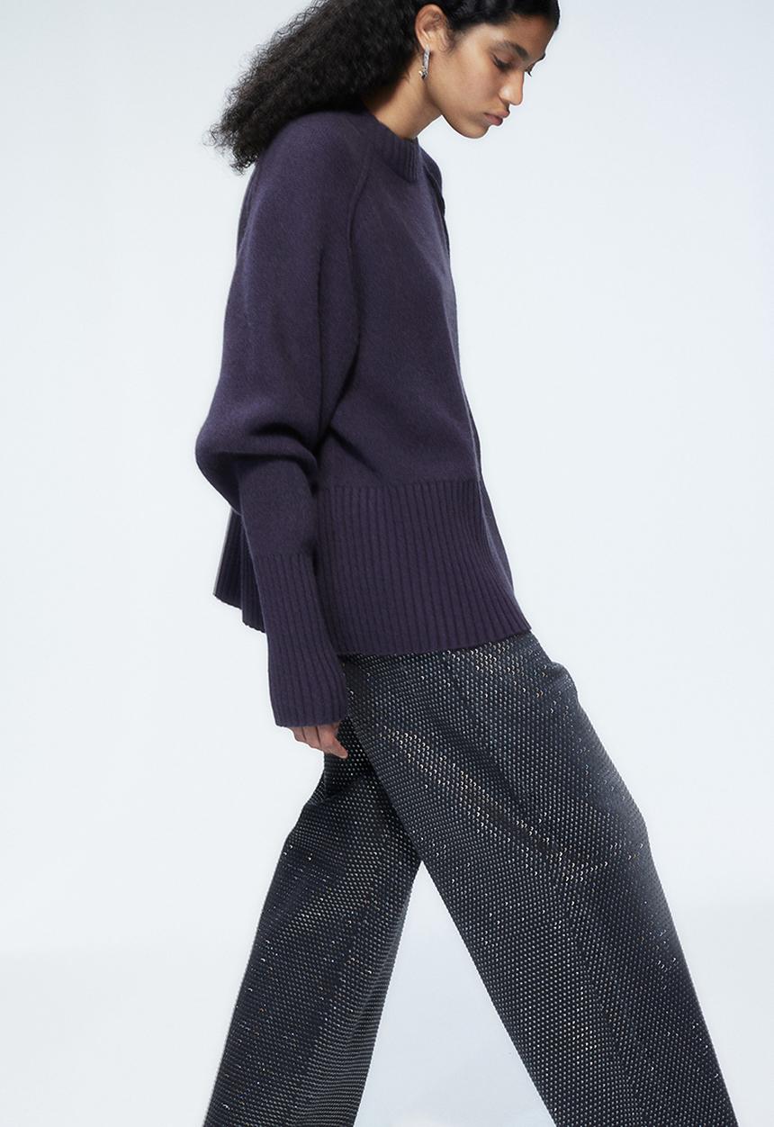 H&M - H&M Studio: Cashmere jumper - dark mauve