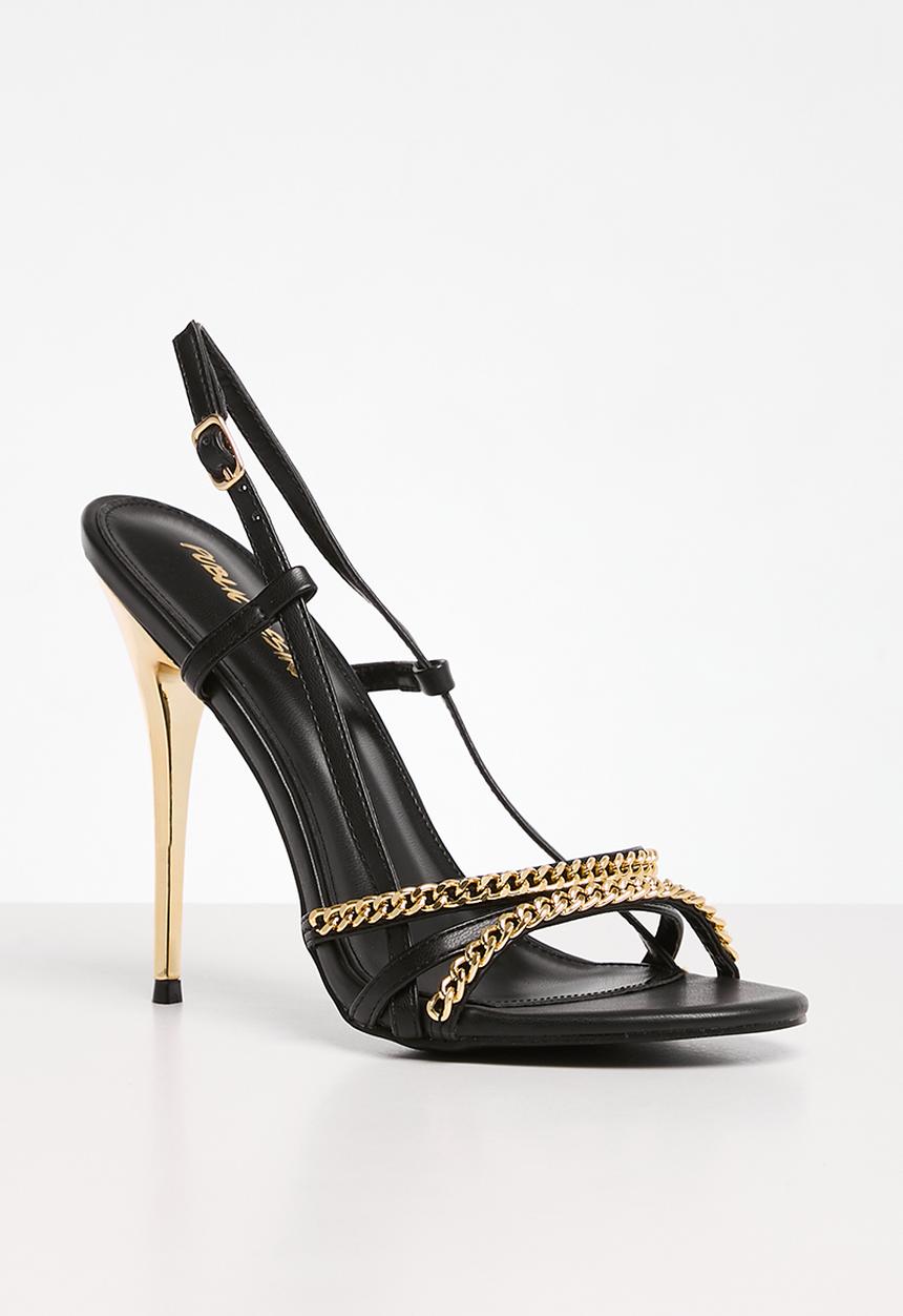 Public Desire - Cleopatra stiletto heel - black