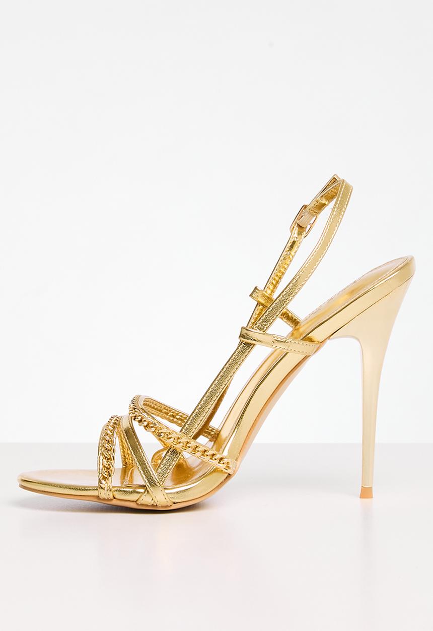 Public Desire - Cleopatra stiletto heel - gold