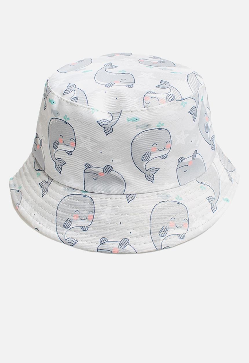 Character Group - Whale bucket hat - grey