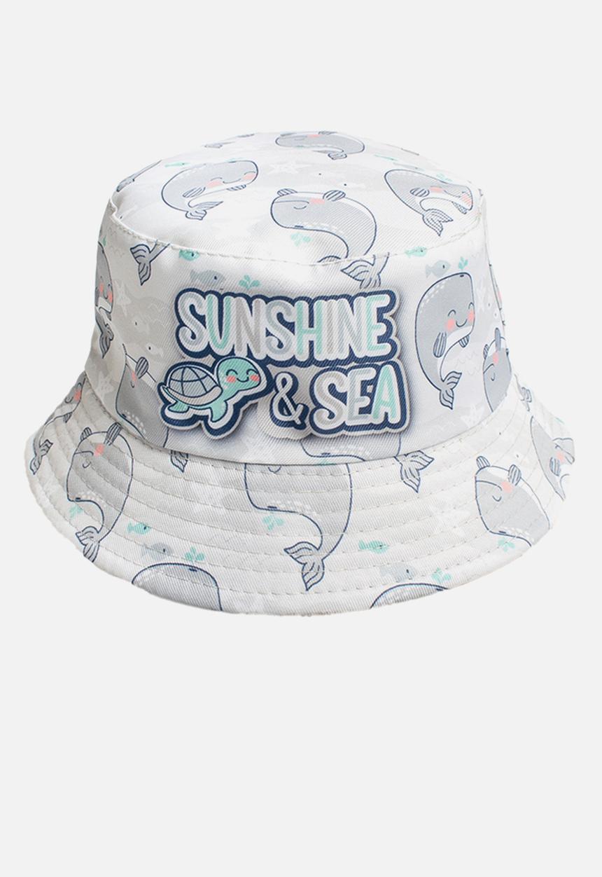 Character Group - Whale bucket hat - grey