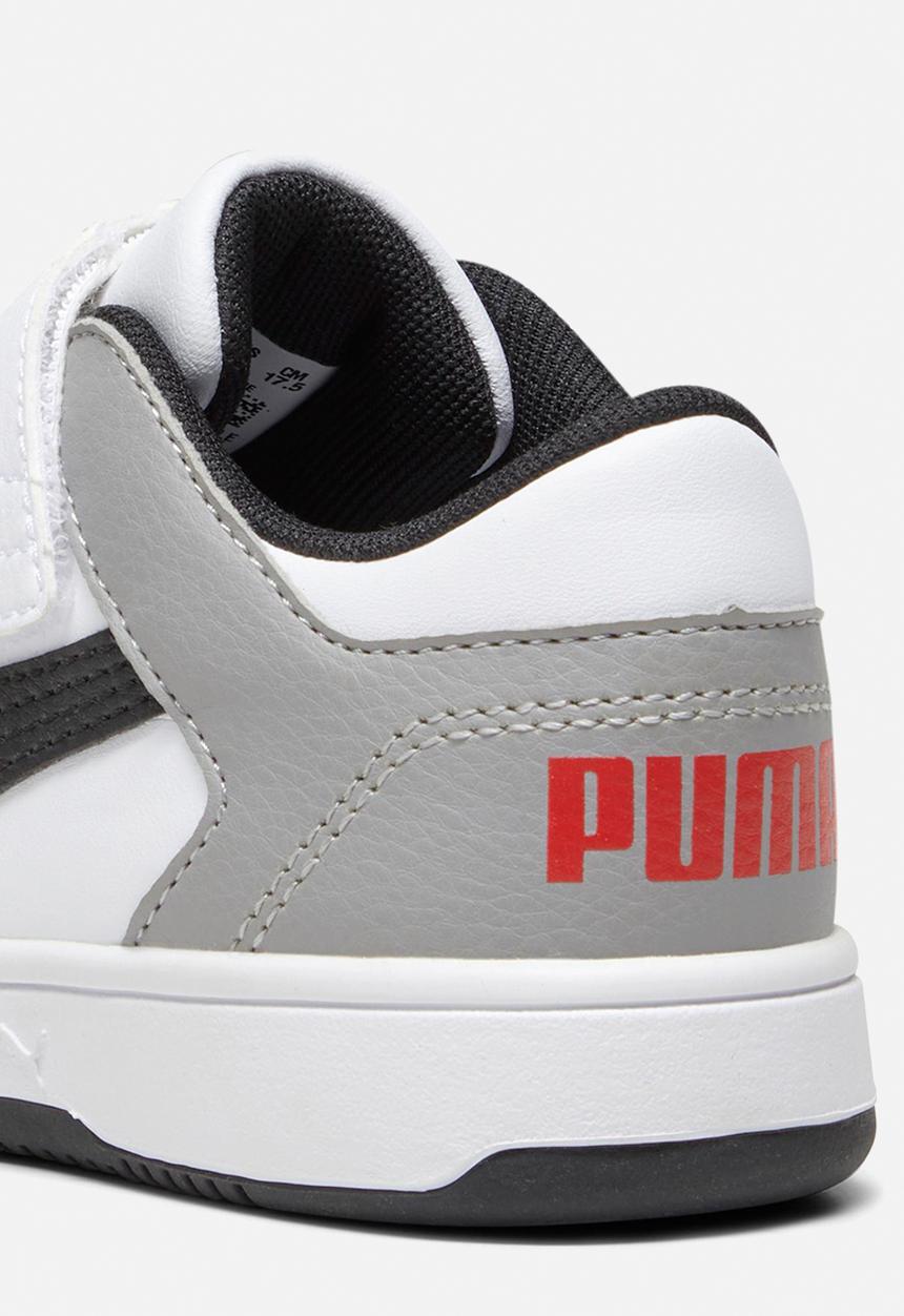 PUMA - Rebound layup lo sl v ps - puma white/puma black/concrete grey