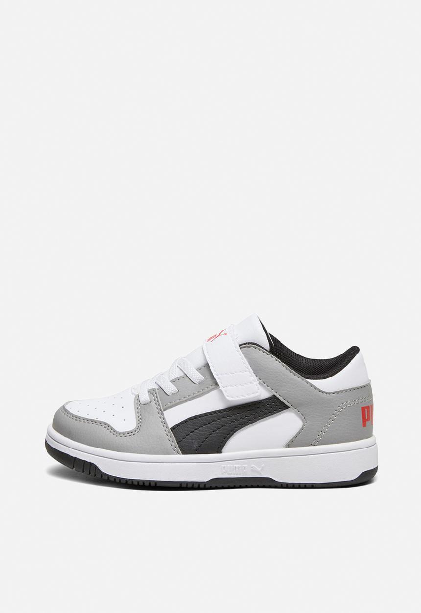 PUMA - Rebound layup lo sl v ps - puma white/puma black/concrete grey