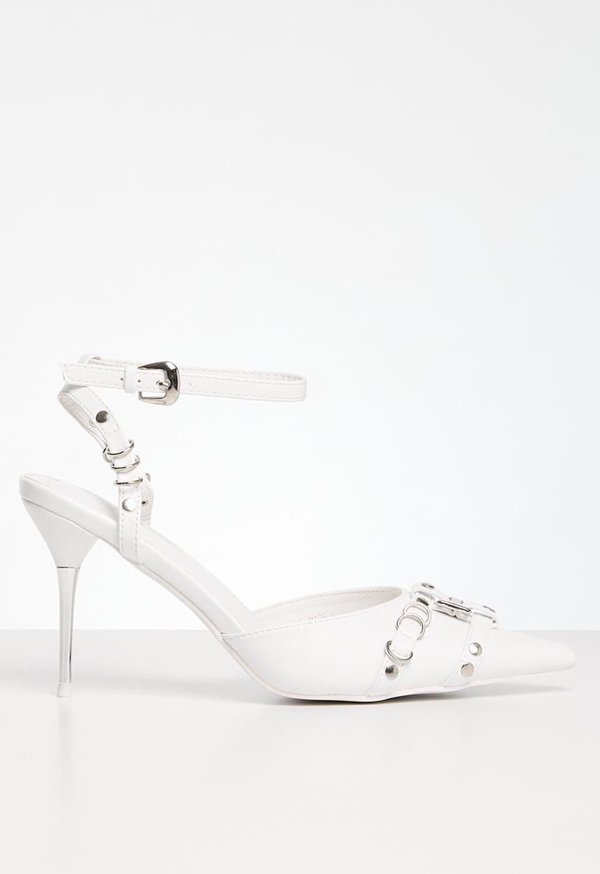 Public Desire - Prowl court heel - white
