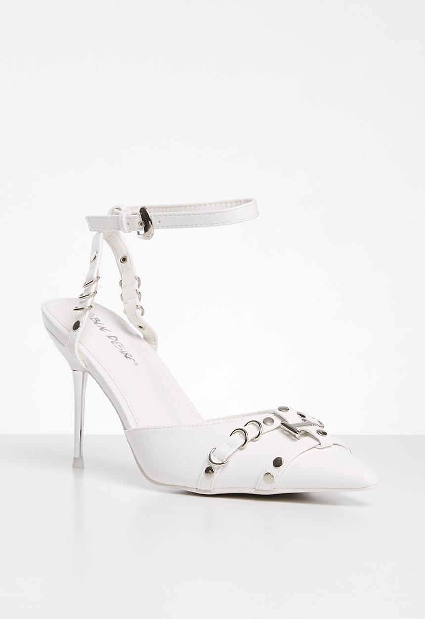 Public Desire - Prowl court heel - white
