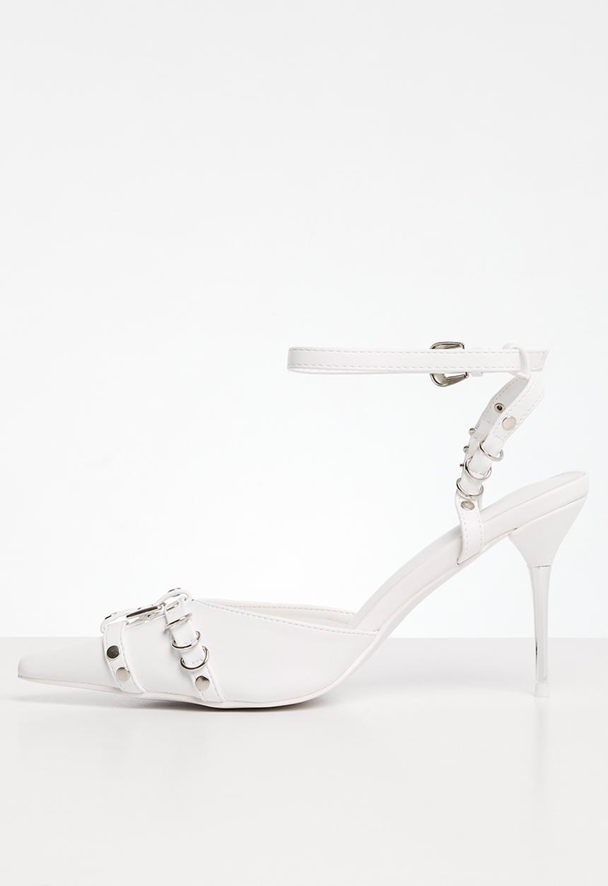 Public Desire - Prowl court heel - white